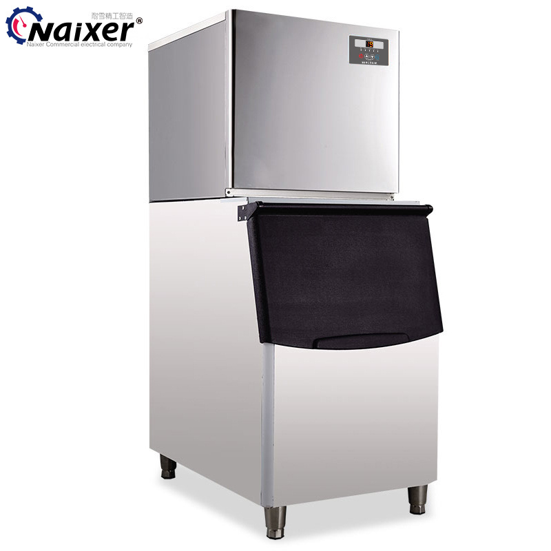 Water Business Crystal Big Portable Restaurant Ice Machine For Juice