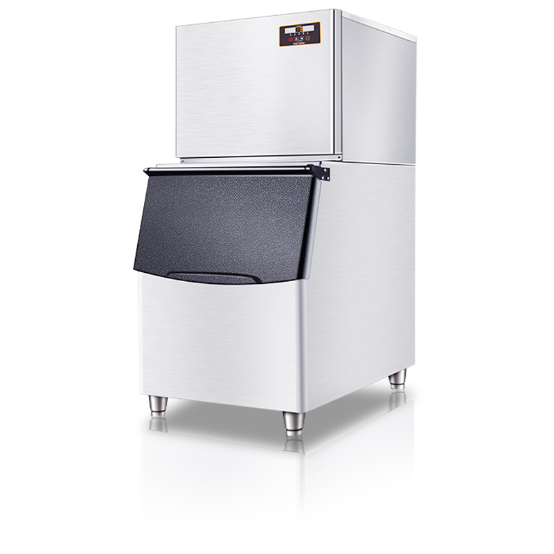 Water Business Crystal Big Portable Restaurant Ice Machine For Juice