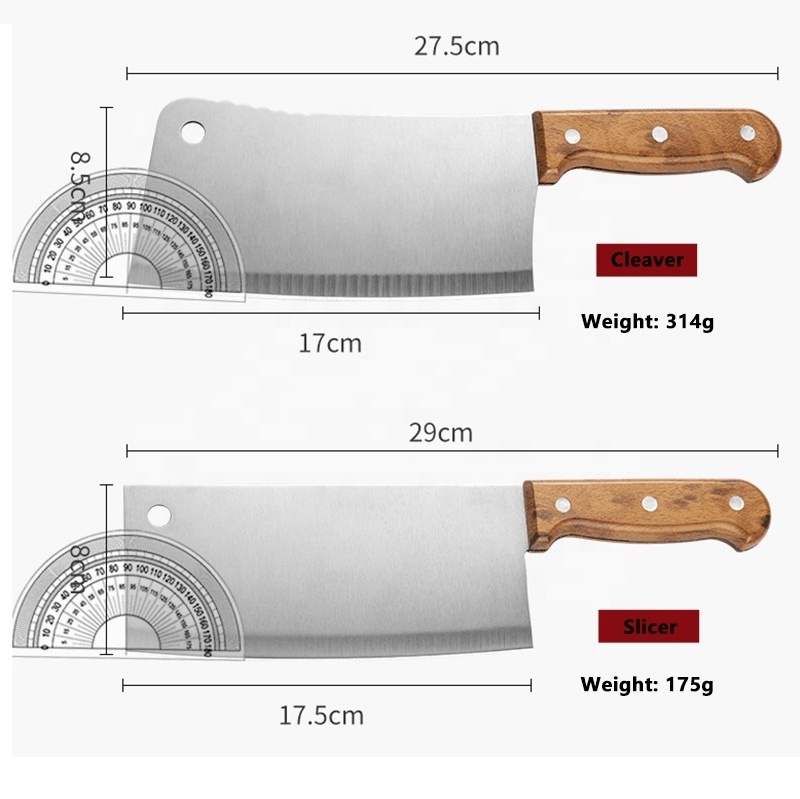 Stainless Steel Kitchen Knife Meat Cleaver Knife Cutting Vegetables Household Bone Cutting Knife