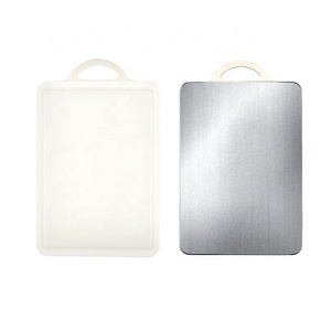 Multifunction Thickened 304 Stainless Steel Chopping Board Anti-mildew Double-sided Cutting Board