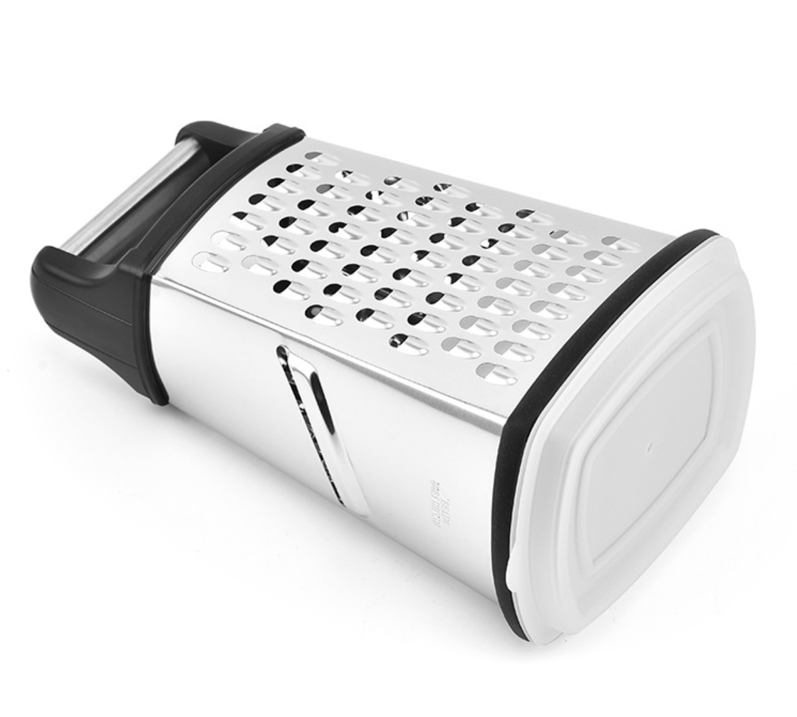 High quality commercial box cheese grater professional box grater stainless steel with 4 sides