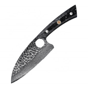 New Damascus Steel Butcher Knife Carbon Fiber Handle Boning Knife Kitchen Chef Knife