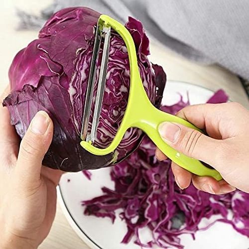 Kitchen Accessories Wide Mouth Peeler Stainless Steel Cabbage Graters Salad Potato Slicer Fruit Vegetables Peeler