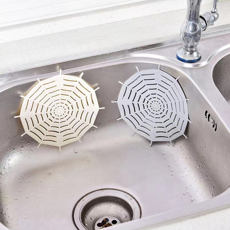 Practical Kitchen Bathroom Floor Shower Drain Cover Strainer Silicone Hair Stopper Sink Strainers For Hair Catcher