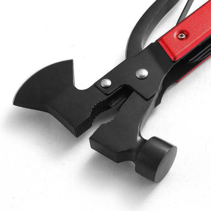 New Design Multifunction Axe And Hammer Safety Camping Axe Portable Survival Tool All In One Outdoor Axe