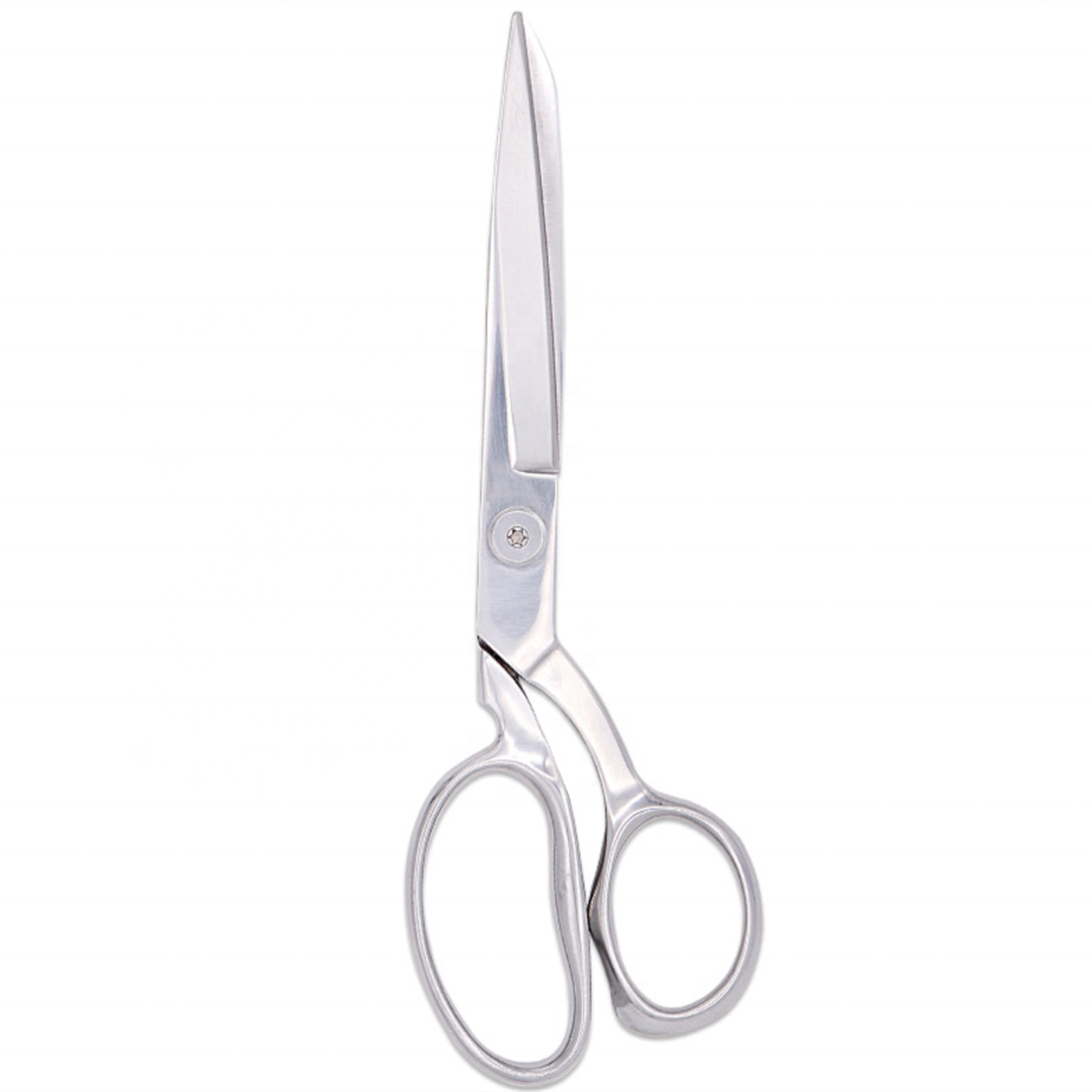 8'' Silver Sharp Tailor Scissors Fabric Scissors Stainless Steel clothing scissors, Professional Heavy Duty Dressmaking Shears