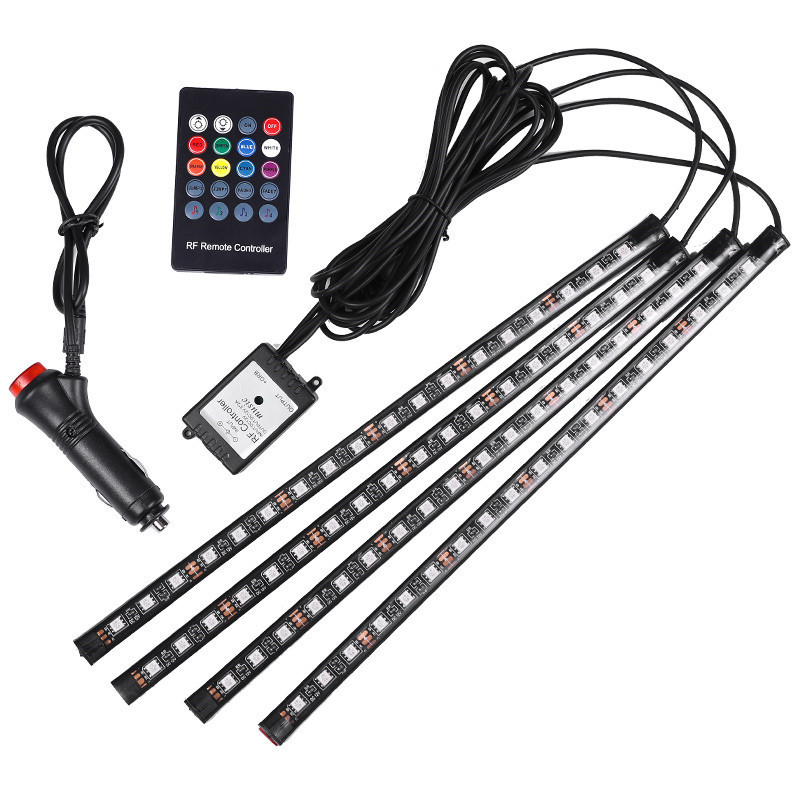 RGB Control Flash  5050 SMD Car-styling Multi Colors auto Lighting LED Lamp car led interior light bulb