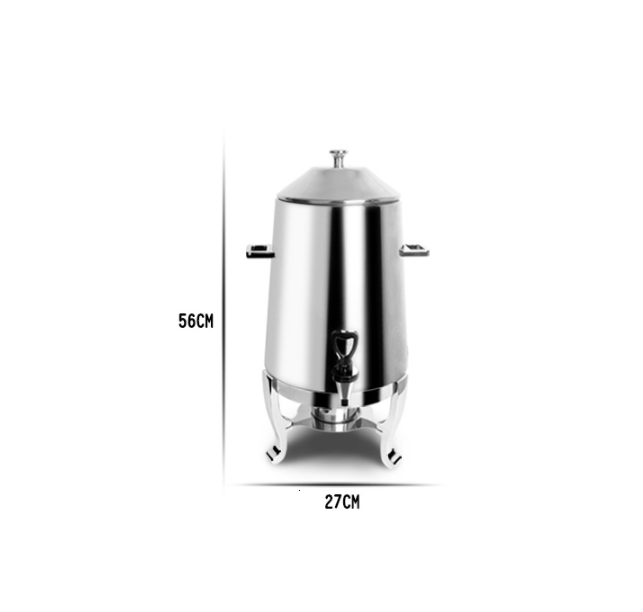 13L Coffee Milk Pot Stainless Steel With Tap Tea Coffee Pot Juice Cold Hot Drink Dispenser Coffee Urn Hot Beverage Dispenser