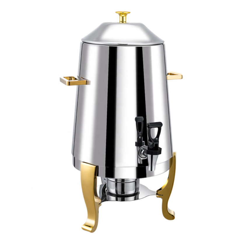 Coffee Dispenser with Tap Insulated Stainless Steel Carafe Beverage Dispenser Urn for Hot Cold Water Party Chocolate Drinks