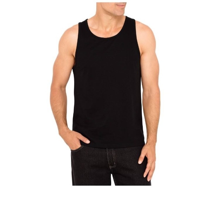 Elastic Ribbed Wife Beater 3xl Vest for Men Summer U Neck Plain Tank Top Sleeveless Wholesale Price Men's Tank Top From BD