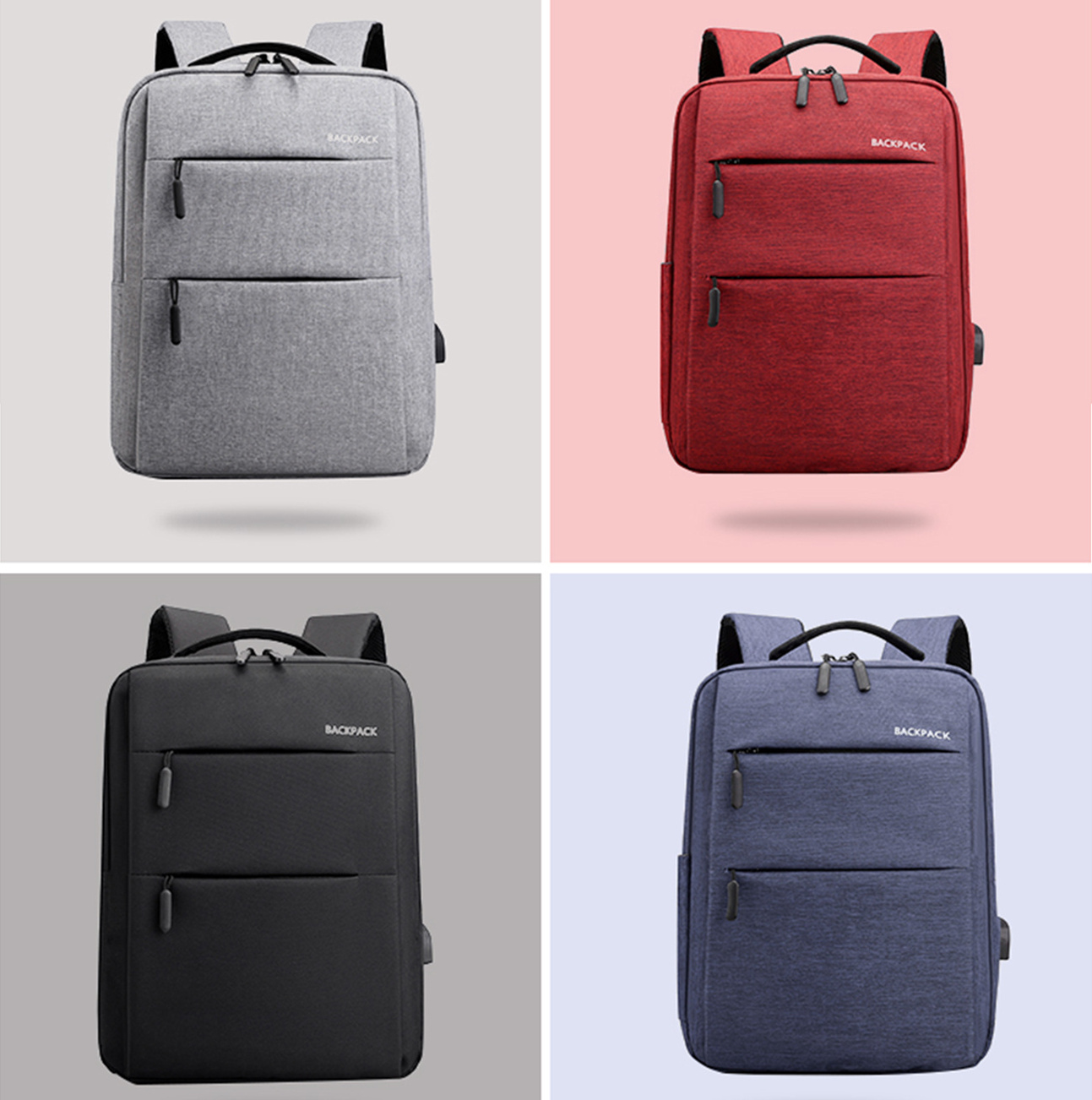 Computer Backpack For Travelling Men Laptop Backpack With Logo Usb Tsa Lock Mens Travel Business Laptop Usb Backpack Bags