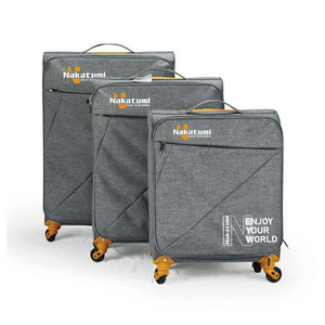 Nakatumi Rpet Fabric Travel Bags Luggage Set Trolley Suitcase 20 22 24 Inch Suitcase Sets Carry-on Wheels Foldable Suitcase Set