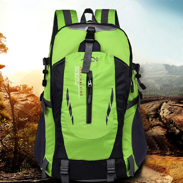 Nakatumi Wholesale 40L Waterproof Large Capacity Mountaineering Climbing Camping Travel Outdoor Sports Bag Hiking Backpacks