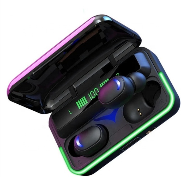 Professional gamer E10 earbuds TWS 9D Stereo Sports Gaming waterproof in ear Headset Earphones Headphones with mic for iphone