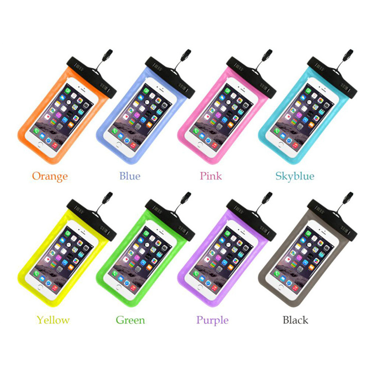 Best selling phone accessories universal cell phone case clear silicone waterproof case for iphone 6 7 8plus X for samaung s8