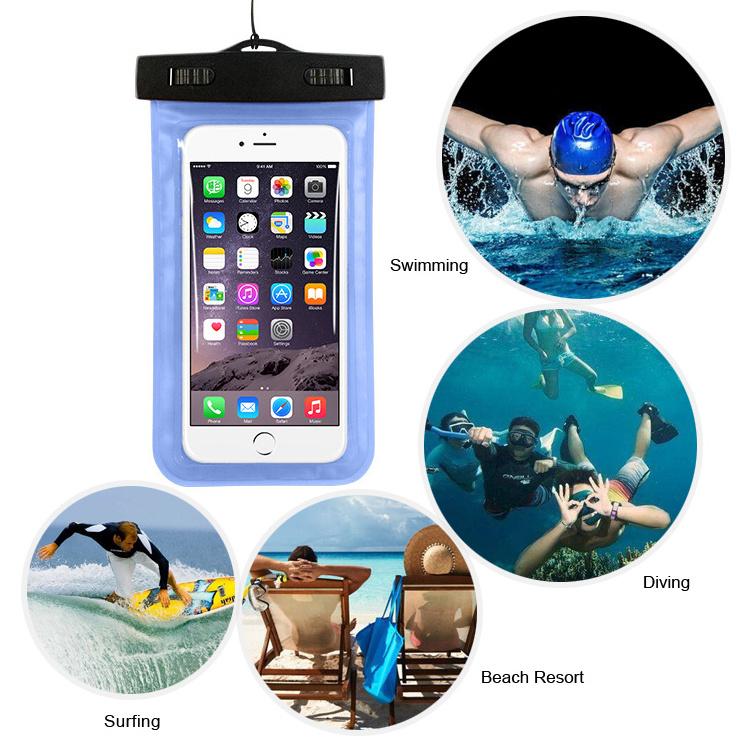 Best selling phone accessories universal cell phone case clear silicone waterproof case for iphone 6 7 8plus X for samaung s8