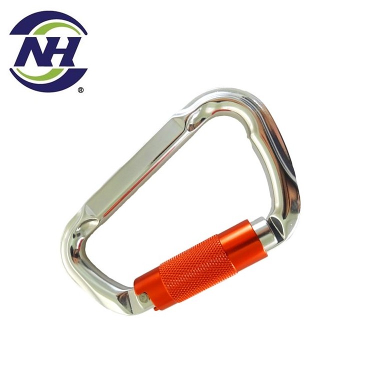 Aluminum alloy swing hook with climbing carabiner