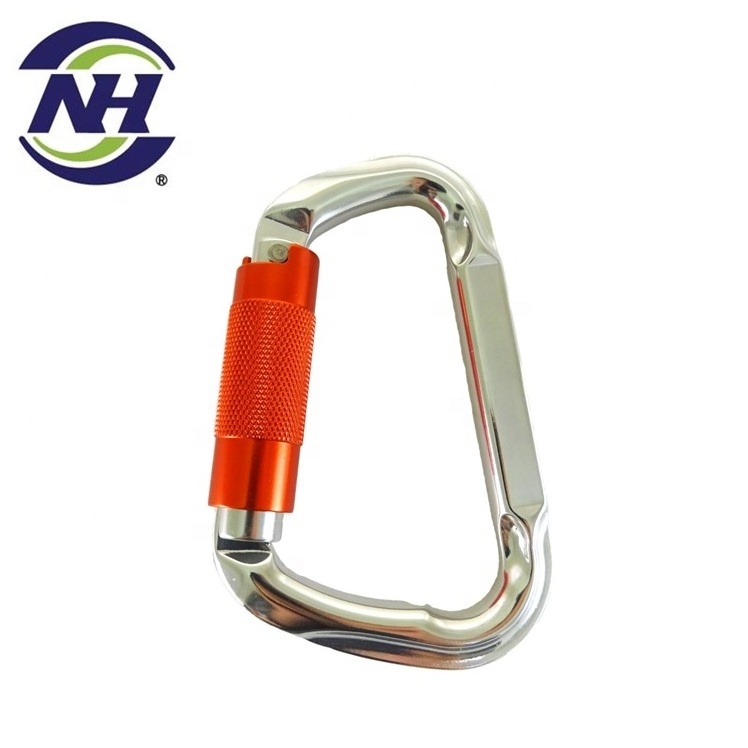 Aluminum alloy swing hook with climbing carabiner