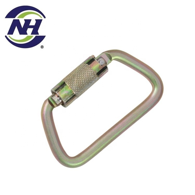 Hot selling stainless steel climbing carabiner locking