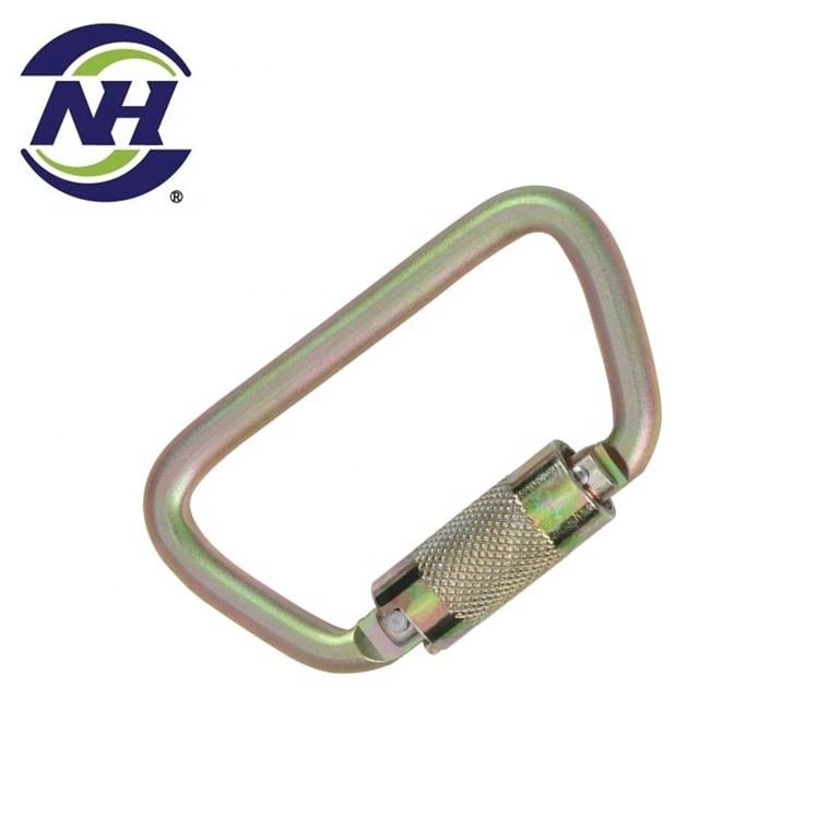 Hot selling stainless steel climbing carabiner locking