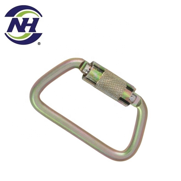 Hot selling stainless steel climbing carabiner locking