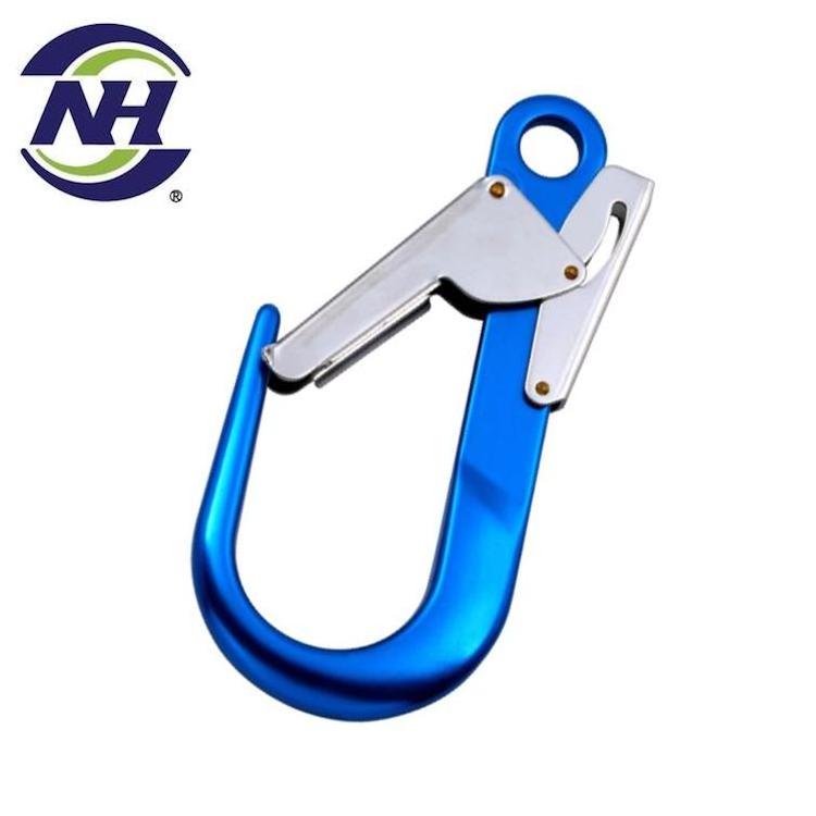 Rock climbing lanyard safety harness snap hook