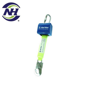 Safety gear with self retractable fall arrest rope