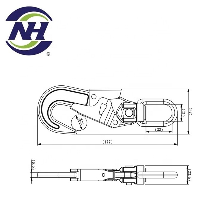 25kn marine hardware stainless steel snap hook