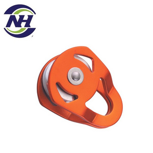 Hiking aluminum 30kn dual pulley climbing