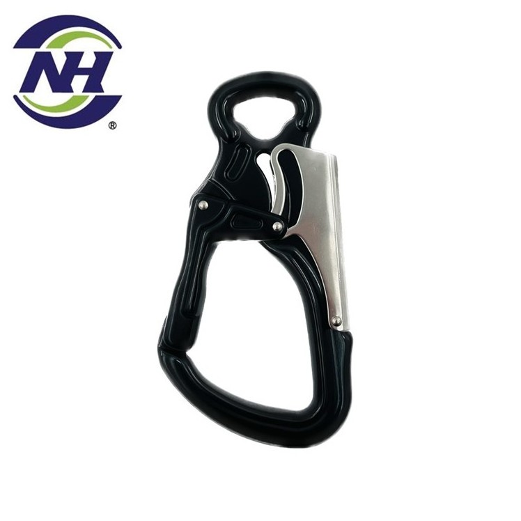 Anodize Aluminum Captive eye safe black Snap hook