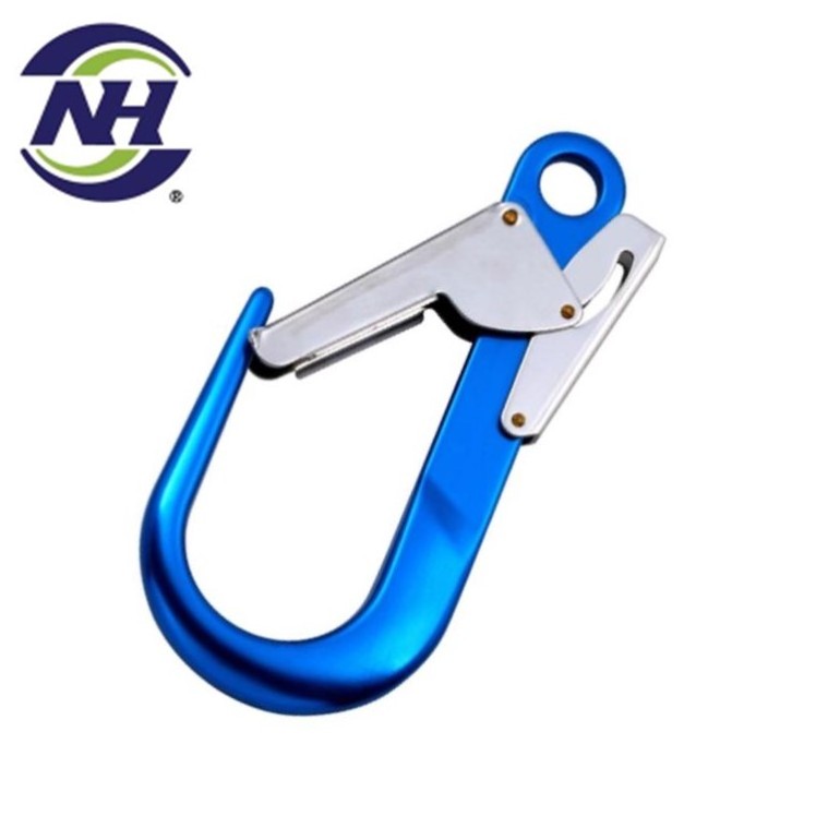 Rock climbing lanyard safety harness snap hook