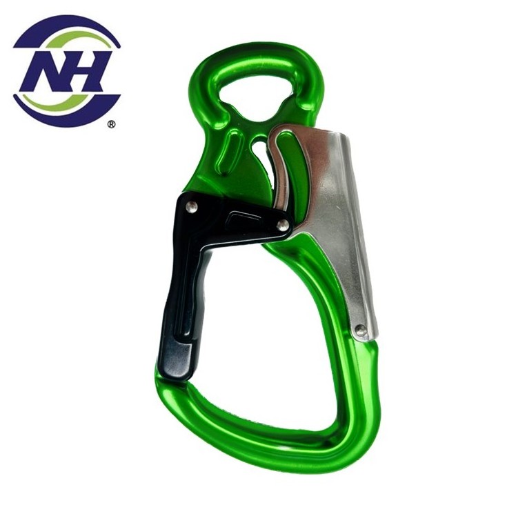 Anodize Aluminum Captive eye safe black Snap hook