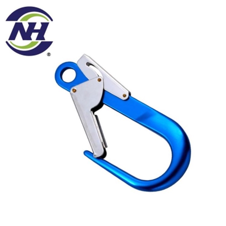 Rock climbing lanyard safety harness snap hook