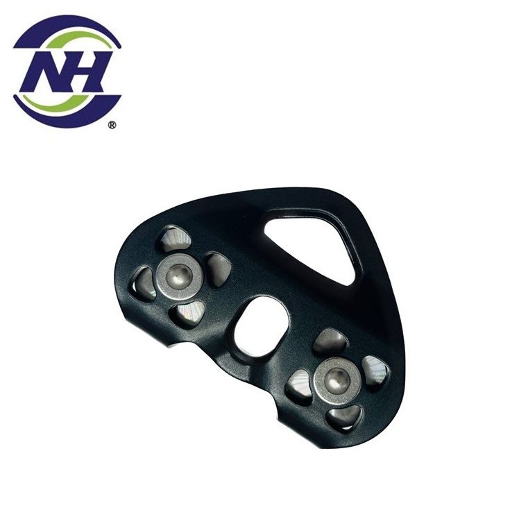 Aluminum Alloy anodized 30kn climbing pulley taiwan