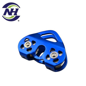 Aluminum Alloy anodized 30kn climbing pulley taiwan