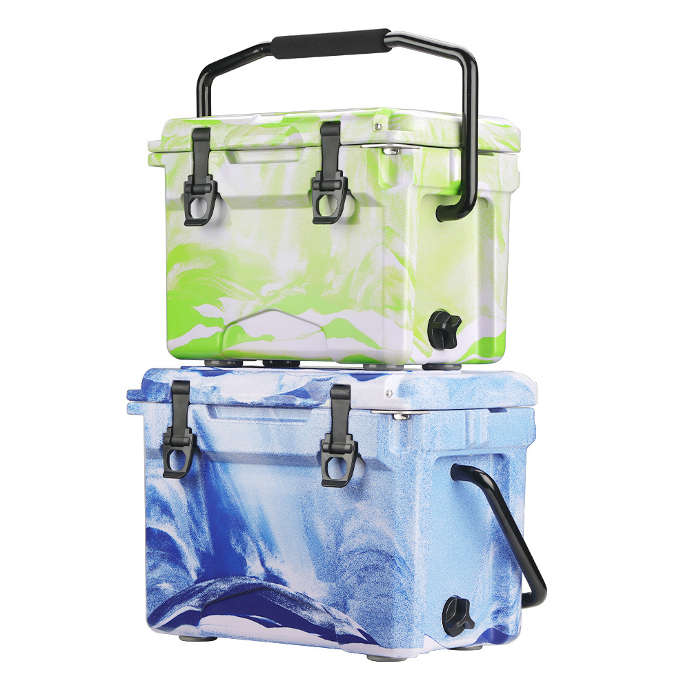 12QT High Efficiency Portable LLDEP PU Outdoor Rotomolded Camping Parties Cooler Box With Lock