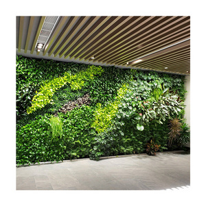 P162 Hot Selling Real Touch Faux Green Milan Grass hedge wall Backdrop Panels Artificial Grass Wall