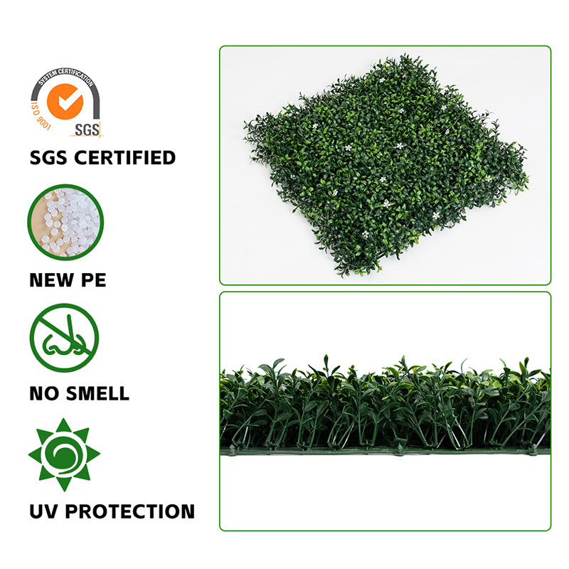 p3-4 Gardening Fence Plant Wall Panel Hedge Green Leaf Fence Artificial Grass Green Wall Backdrop