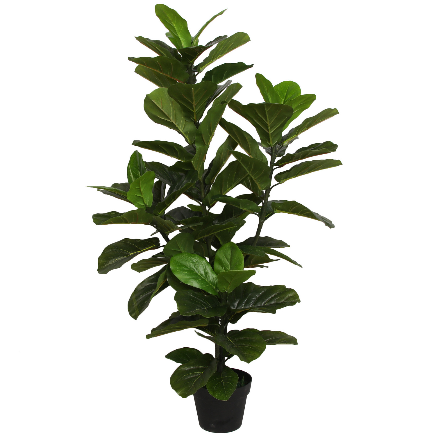 PZ-4-25 Hot Sale Faked Ficus Lyrata Plant Artificial Decorative Large Leaf Trees for Modern Home Decor