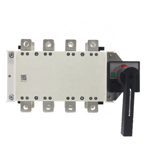 generator manual transfer switch HGLZ1-400/4P 400A disconnector/double-drop load isolating switch  400 amp manual transfer