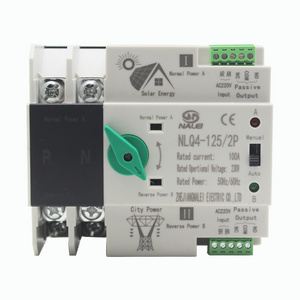 220 voltage auto switches ats change over protector changeover  manual transfer switch NLQ4-125 auto transfer switch