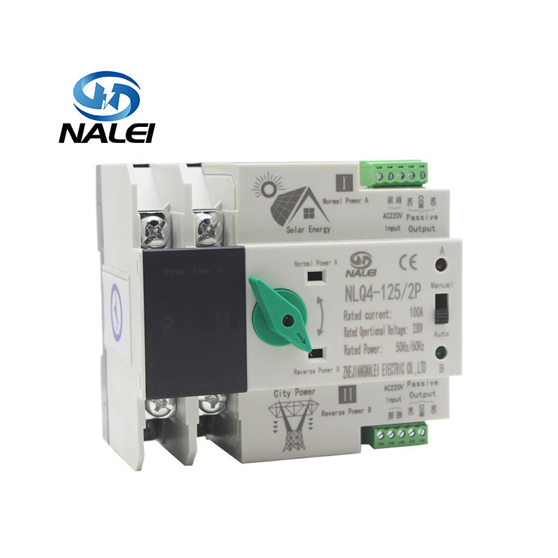 ATS controller switch for generator 63a 100a 50 amp changeover switch automatic transfer switch ats for solar inverter