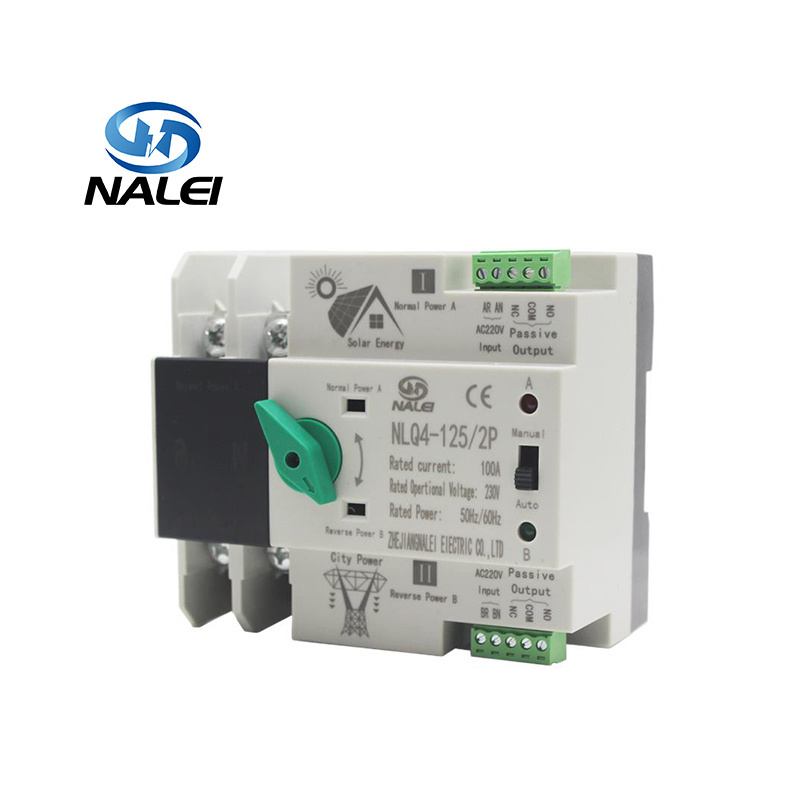 ATS controller switch for generator 63a 100a 50 amp changeover switch automatic transfer switch ats for solar inverter