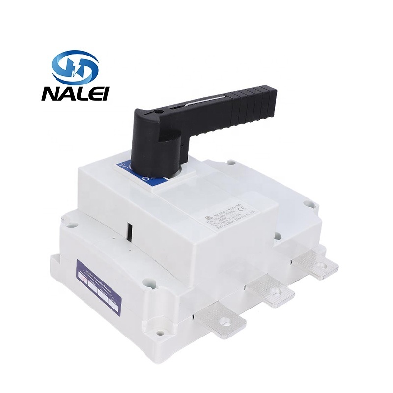 Load disconnecting Switch Manual Dual Power 3P transfer Switch 400V 100A 250A 400A for generator Isolating dc chang eover switch