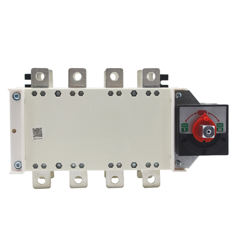 generator manual transfer switch HGLZ1-400/4P 400A disconnector/double-drop load isolating switch  400 amp manual transfer