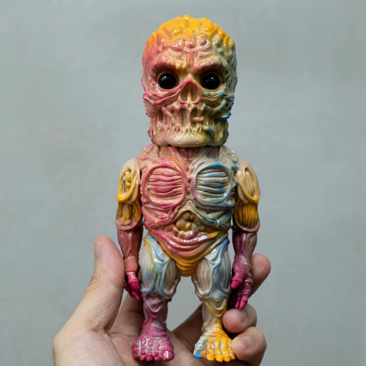 Customized/Designed Sofubi Soft Adhesive Skeleton Monster Toy