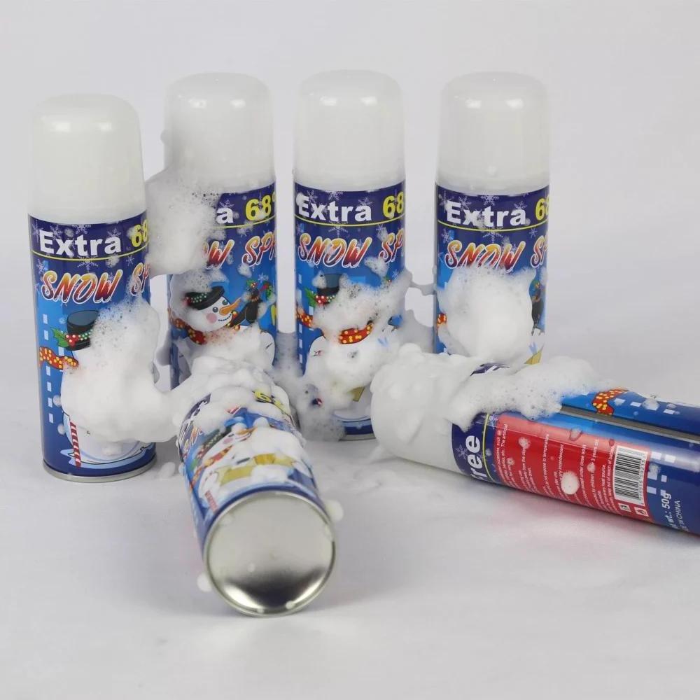 Eco-friend Flame Retardant Artificial Snow Foam Joker Snow Party Spray for Christmas Carnival Decoration