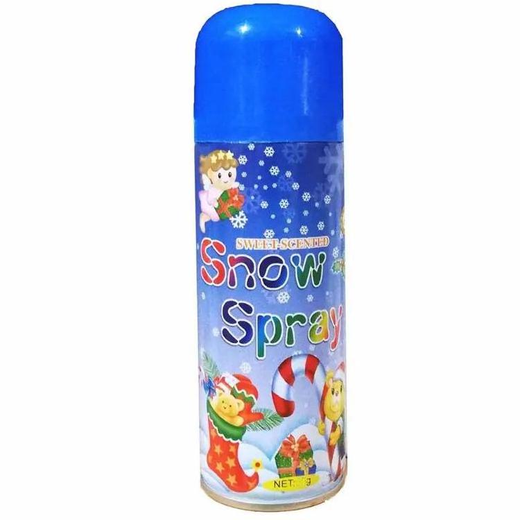 Biodegradable Flame Retardant Fake Snow Foam Snow Party Spray for Christmas Carnival Decoration