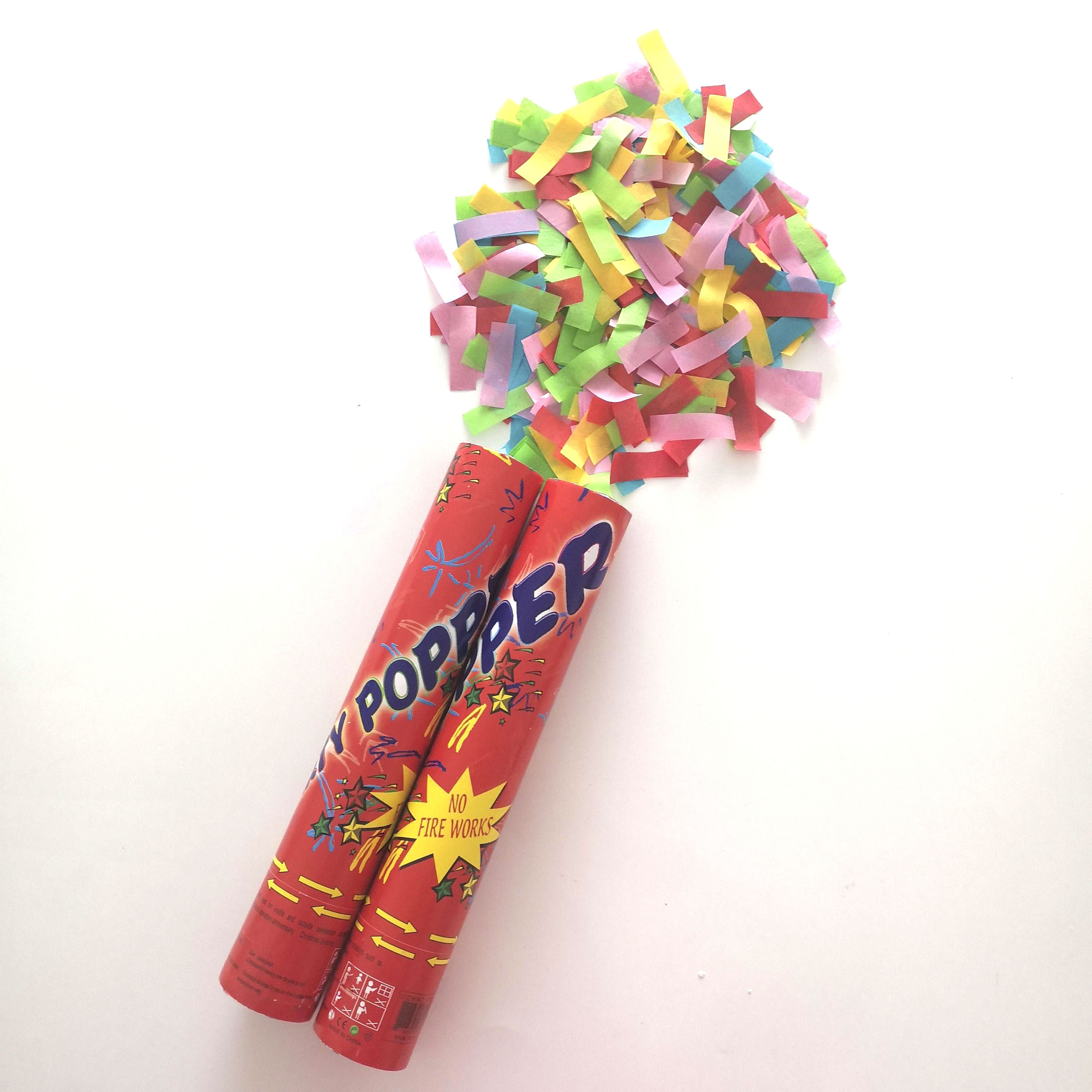 New Design Biodegradable Confetti Popper Paper Confetti Cannon Party Popper Compressed Air Party Favors Party Supplies