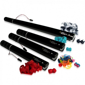 Metallic Foil Streamer Confetti Cannon 80cm Electric Confetti Cannon Party Popper for Wedding Birthday Surprise Party